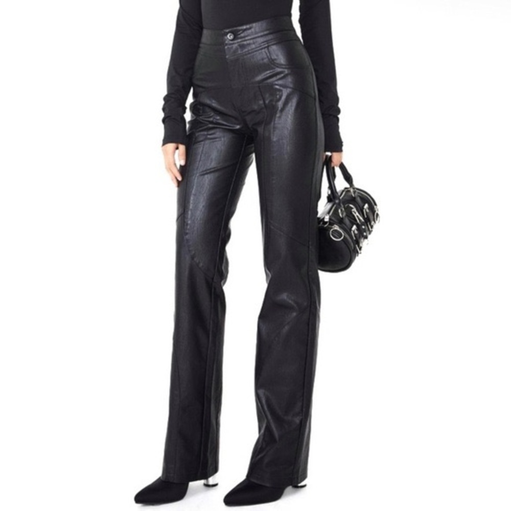 VINTAGE GAP Genuine Leather Shell Flare Pant